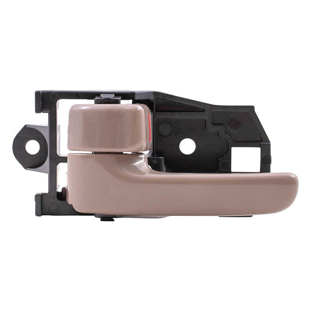 Brock Replacement Drivers Inside Inner Dark Tan Door Handle Compatible with Camry Sienna Van 69206AA010B0