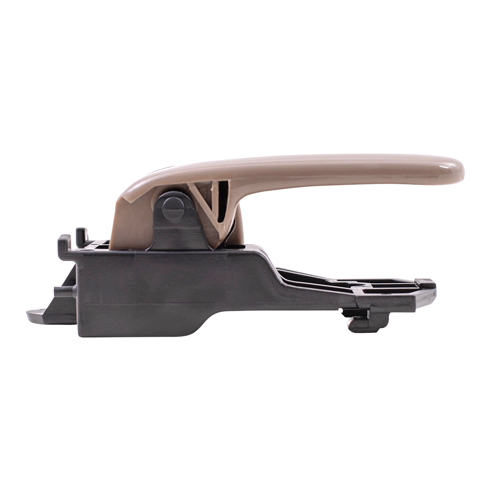 Brock Replacement Drivers Inside Inner Dark Tan Door Handle Compatible with Camry Sienna Van 69206AA010B0