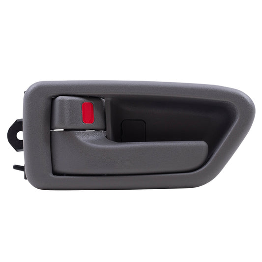 Brock Replacement Drivers Inside Inner Gray Door Handle with Bezel Compatible with 1997-2001 Camry 69206AA010B0