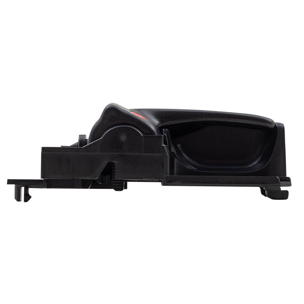 Brock Replacement Passengers Inside Inner Black Door Handle Compatible with 03-08 Corolla 69205-02100-B0