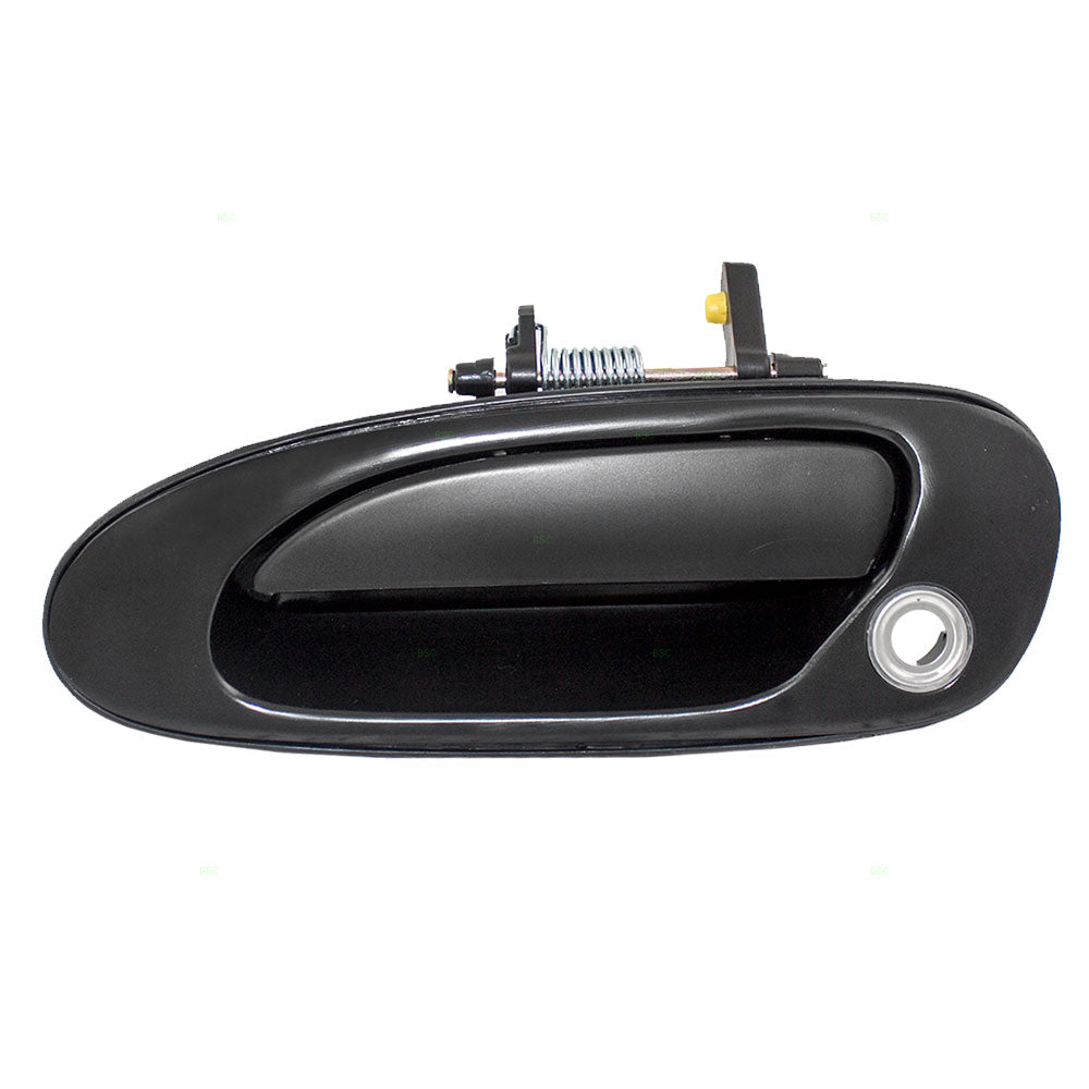 Brock Replacement Drivers Front Outside Outer Black Plastic Door Handle compatible with 72180SV1A04