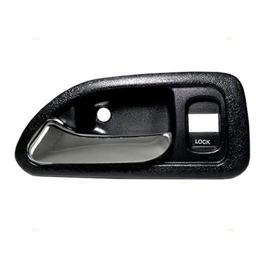 Brock Replacement Drivers Front Inside Inner Gray Door Handle Compatible with 1994-1997 Accord 72165SV4A02ZC