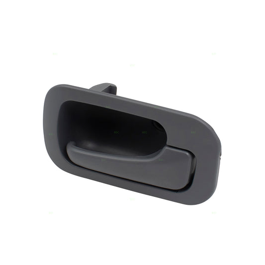 Brock Replacement Passengers Inside Inner Grey Door Handle Compatible with 92-95 Civic Sedan 72120SR4004ZB