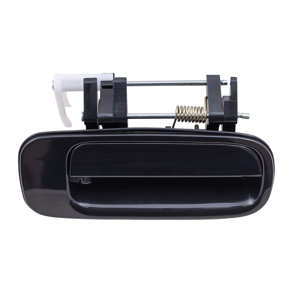 Brock Replacement Passengers Rear Outside Outer Smooth Black Door Handle compatible with 6923033010