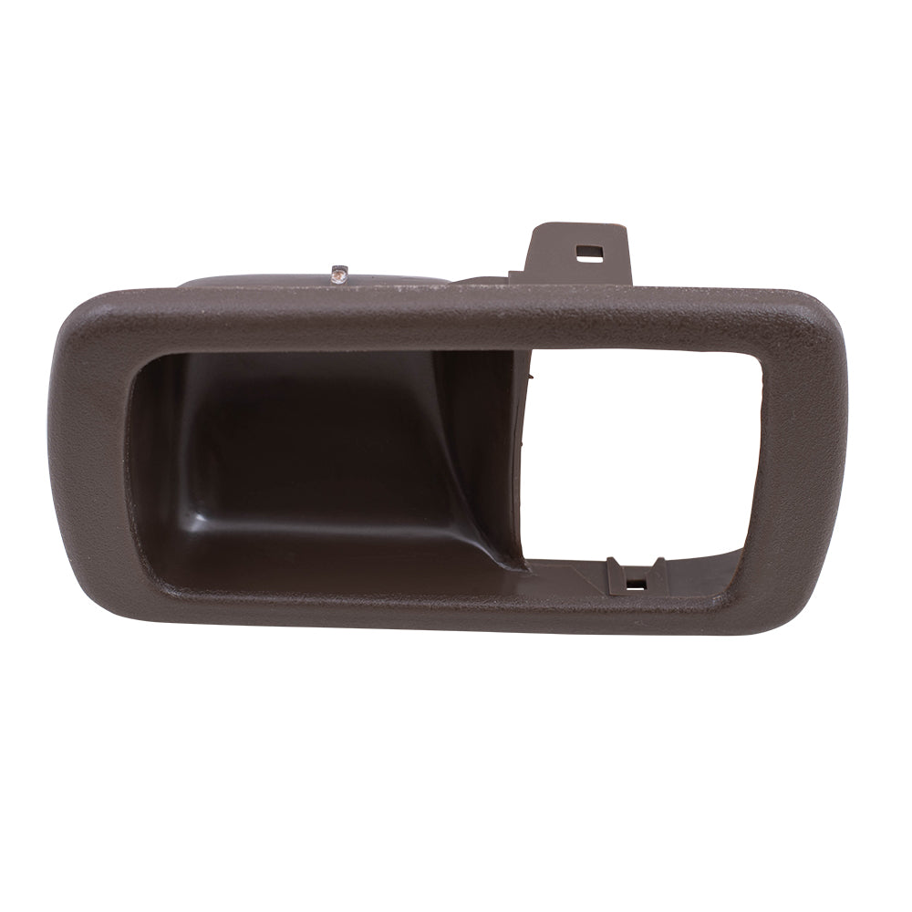 Brock Replacement Drivers Inside Inner Brown Door Handle Trim Bezel Compatible with 92-96 Camry 69277-32060-W3