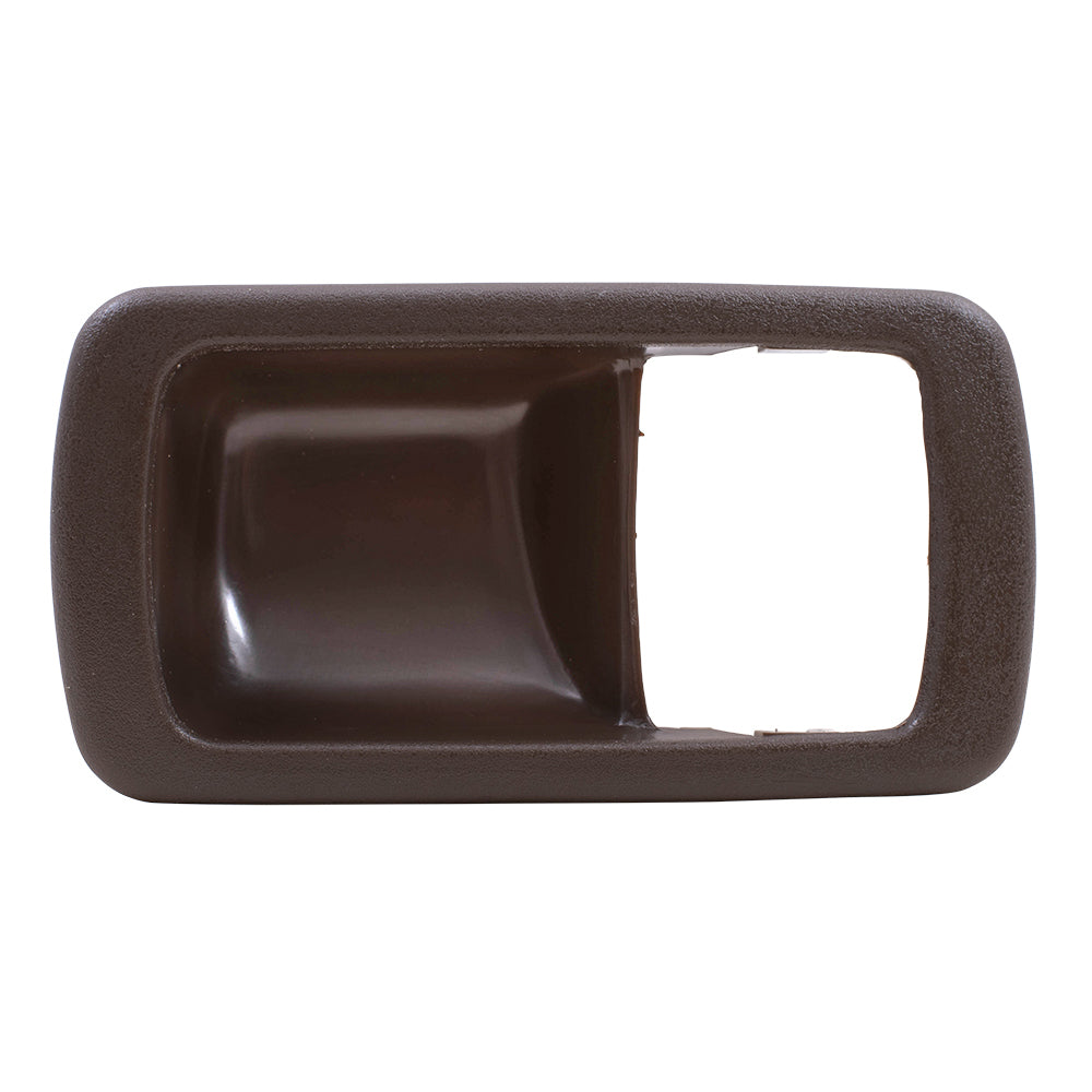 Brock Replacement Drivers Inside Inner Brown Door Handle Trim Bezel Compatible with 92-96 Camry 69277-32060-W3