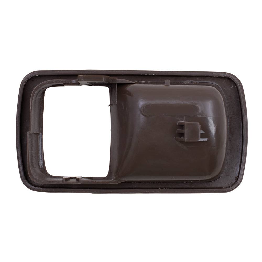 Brock Replacement Drivers Inside Inner Brown Door Handle Trim Bezel Compatible with 92-96 Camry 69277-32060-W3