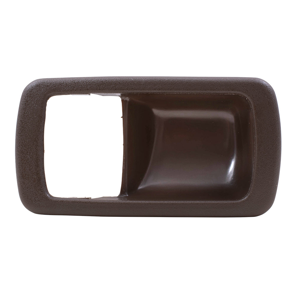 Brock Replacement Passengers Inside Inner Brown Door Handle Trim Bezel Compatible with 92-96 Camry 69277-32060-W3