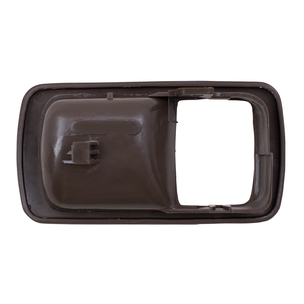 Brock Replacement Passengers Inside Inner Brown Door Handle Trim Bezel Compatible with 92-96 Camry 69277-32060-W3