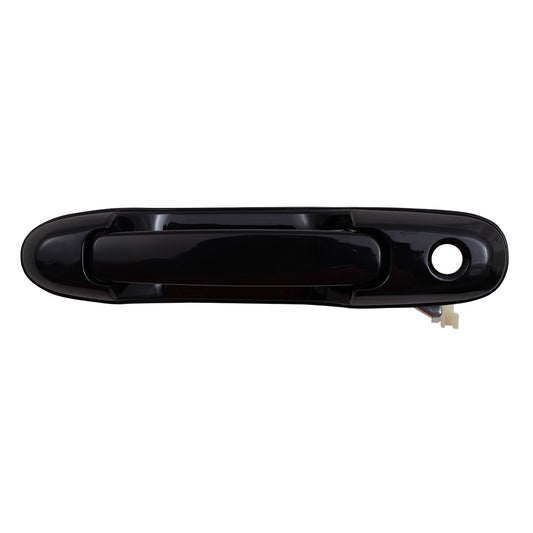 Brock Replacement Passengers Front Outside Outer Door Handle compatible with 1998-2003 Sienna Van 6921008010C0