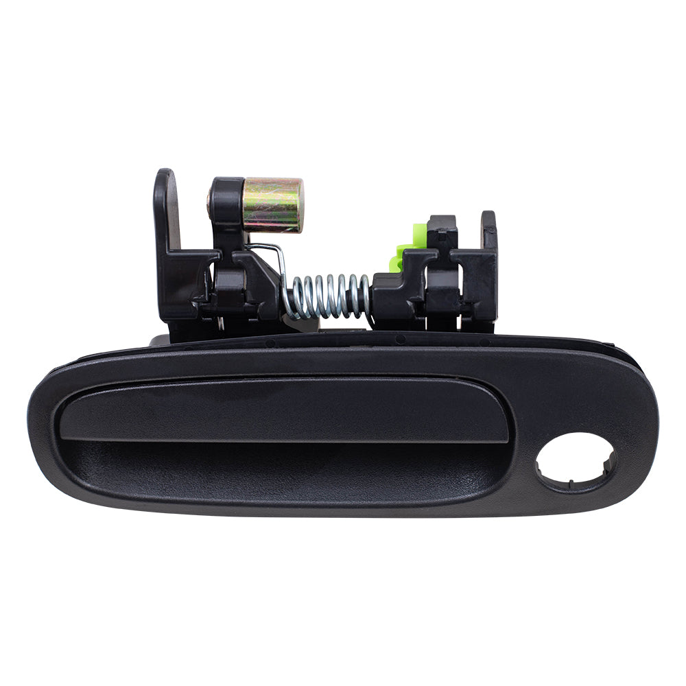 Brock Replacement Front Driver Side Outside Door Handle Textured Black Compatible with 1998-2002 Corolla 69220-02030