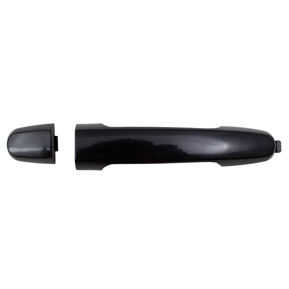 Brock Replacement Rear Outside Exterior Door Handle w/ Cover compatible with 2003-2013 Corolla 88974785 69210-33070