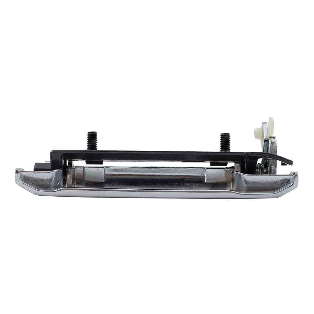 Brock Replacement Passengers Outside Outer Chrome Door Handle Compatible with 1987-1995 Pathfinder 8060601A00