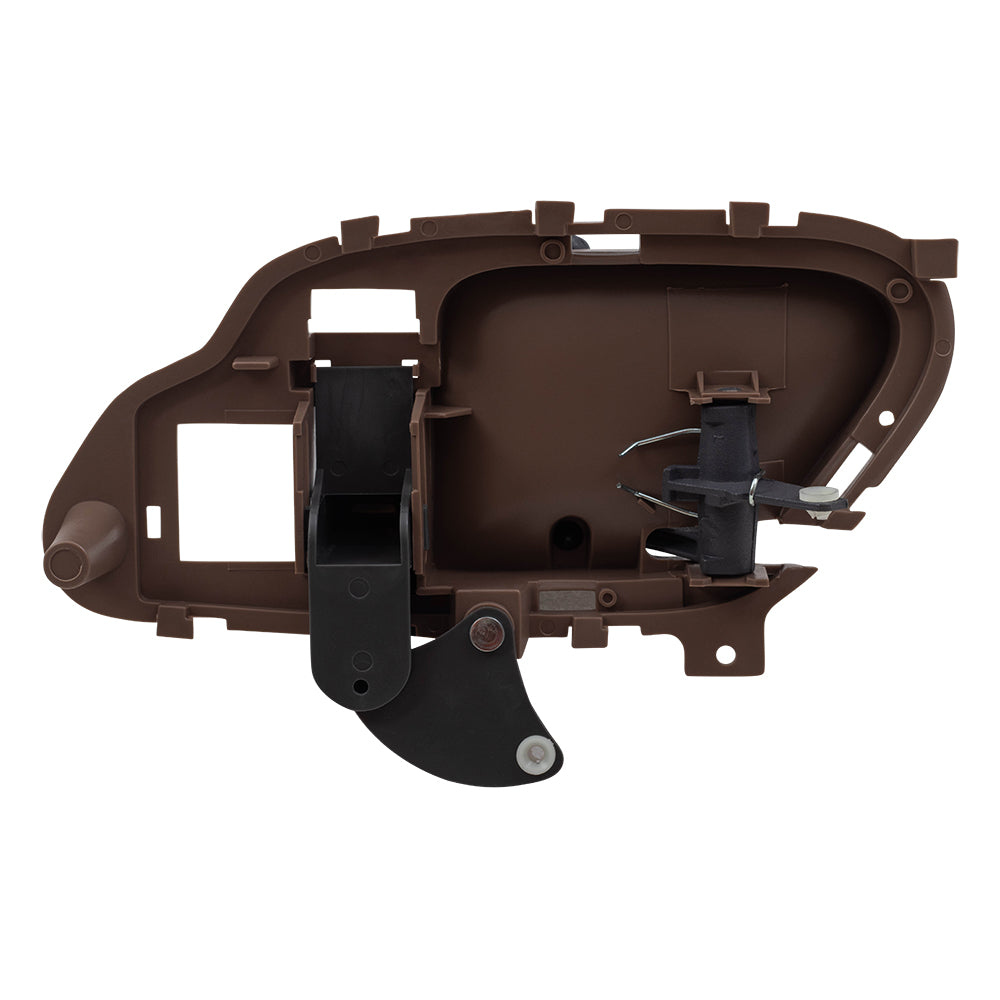 Brock Replacement Driver and Passenger Inside Inner Brown Door Handles Compatible with 95-02 Pickup Truck 15708043 15708044