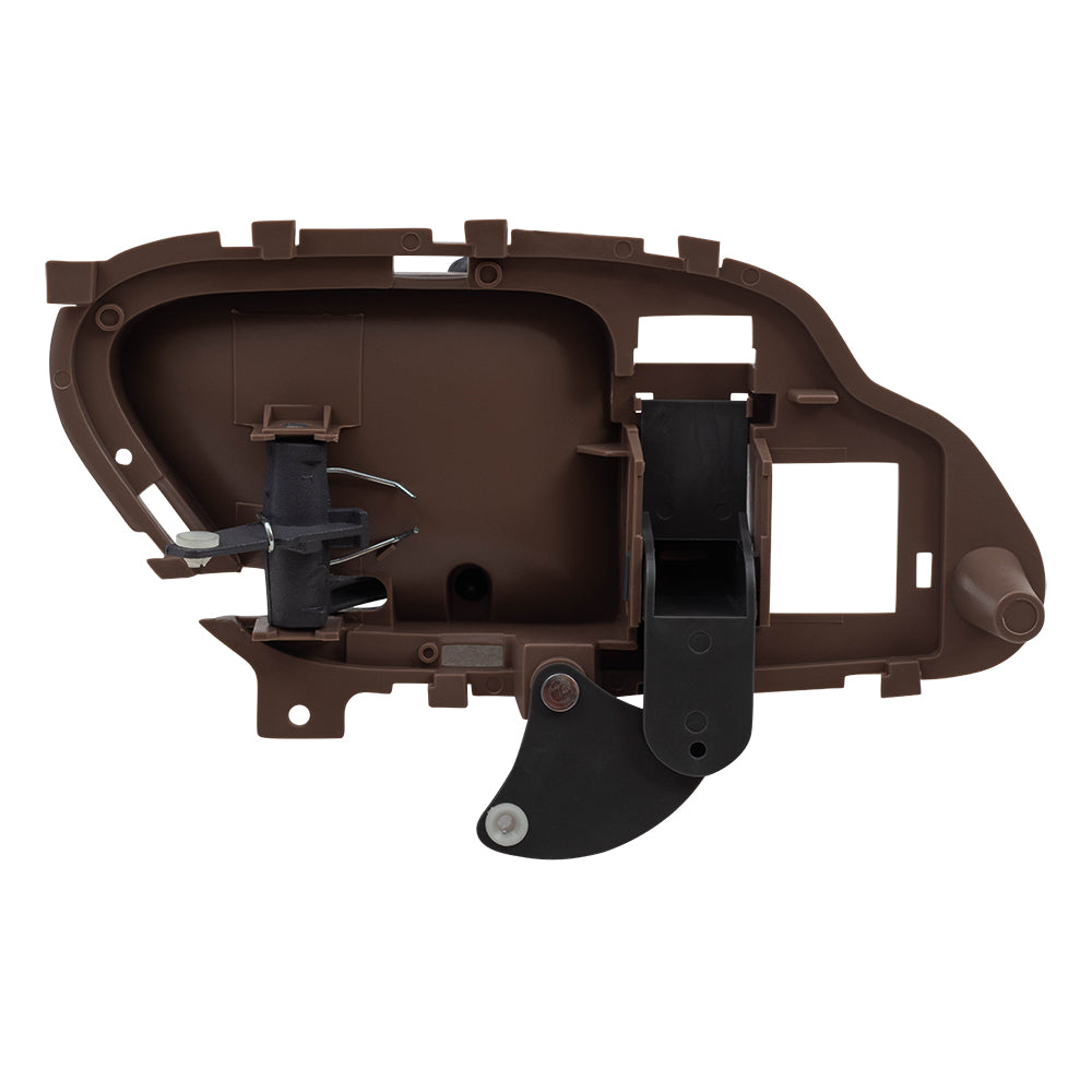 Brock Replacement Passengers Inside Inner Brown Door Handle Compatible with 95-02 Pickup Truck 15708044