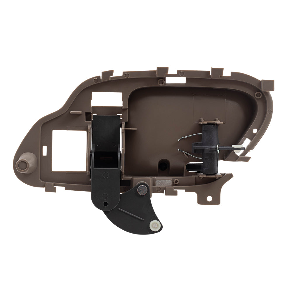 Brock Replacement Drivers Inside Inner Tan Door Handle Compatible with 95-02 Pickup Truck 15708043