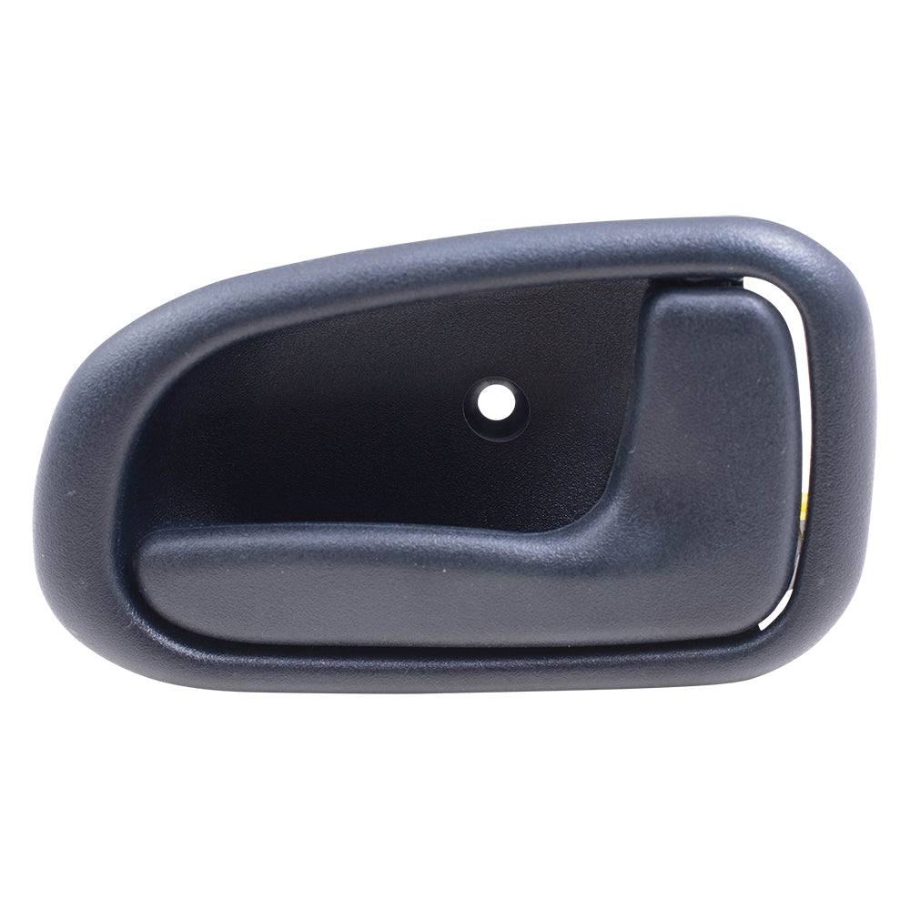 Brock Replacement Passengers Inside Inner Blue Door Handle Compatible with 93-97 Corolla Prizm 692051213004