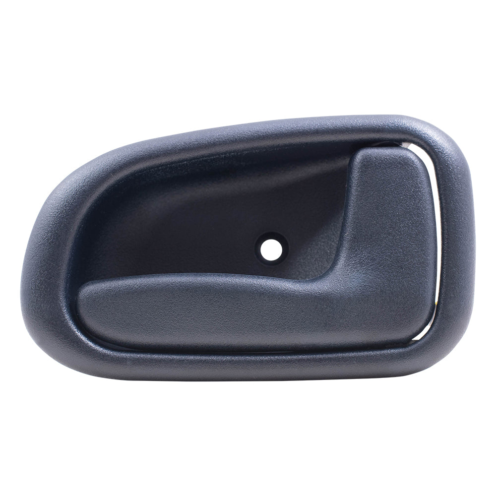 Brock Replacement Passengers Inside Inner Blue Door Handle Compatible with 93-97 Corolla Prizm 692051213004