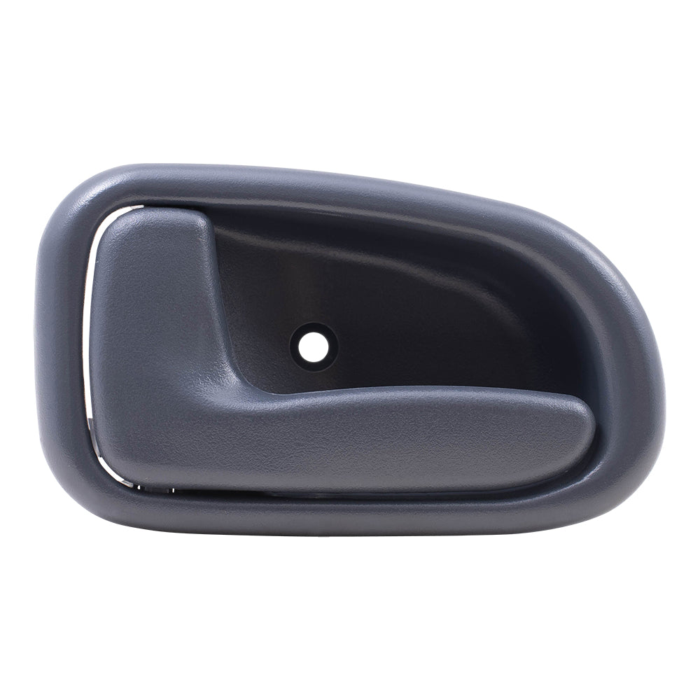 Brock Replacement Drivers Inside Inner Gray Door Handle Compatible with 93-97 Corolla Prizm 6920612130