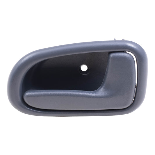 Brock Replacement Passengers Inside Inner Gray Door Handle Compatible with 93-97 Corolla Prizm 6920512130