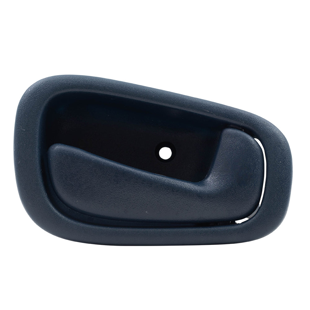 Brock Replacement Passengers Inside Inner Blue Door Handle Compatible with 1998-2002 Corolla Prizm