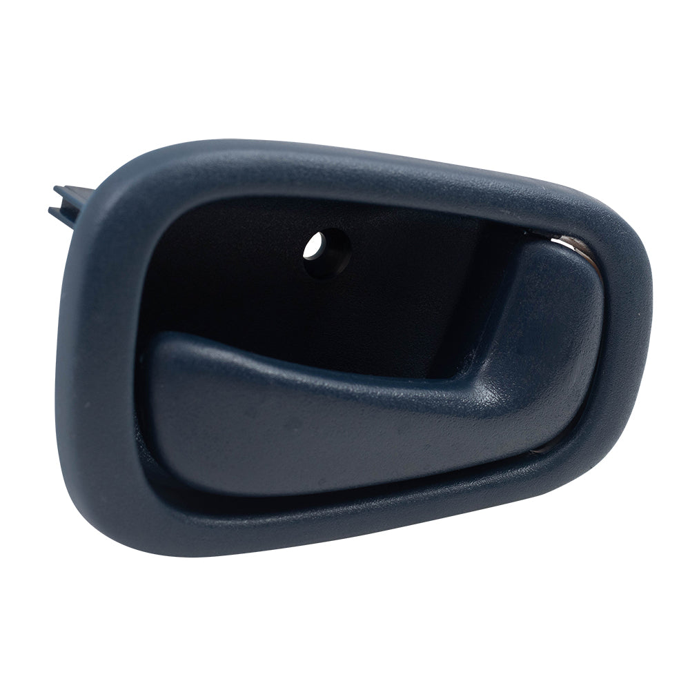 Brock Replacement Passengers Inside Inner Blue Door Handle Compatible with 1998-2002 Corolla Prizm