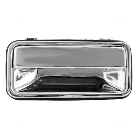 Brock Replacement Drivers Rear Outside Outer Door Handle Chrome Specialty compatible with Pickup Truck Suburban Blazer Tahoe Yukon Escalade