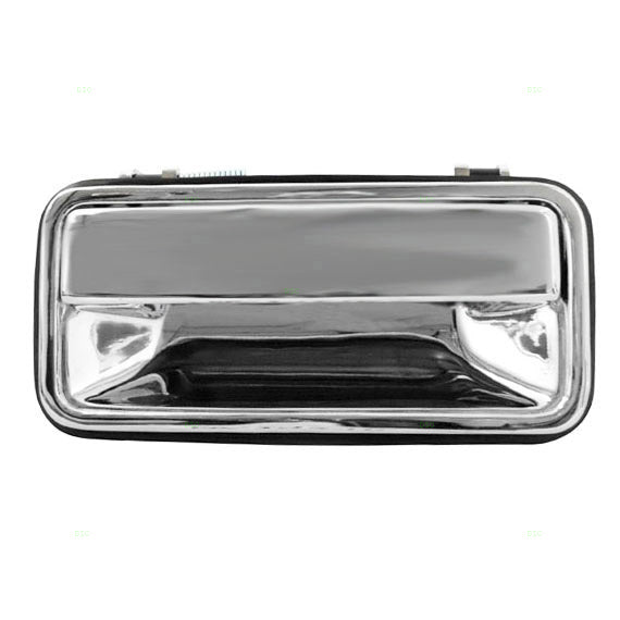 Brock Replacement Passengers Rear Outside Door Handle Chrome Specialty compatible with Pickup Truck Suburban Blazer Tahoe Yukon Escalade