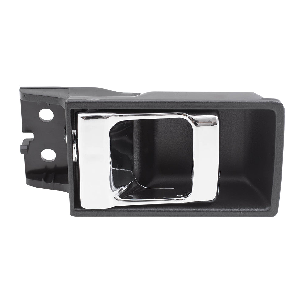 Brock Replacement Inside Inner Black with Chrome Door Handle Compatible with 86-97 Pickup Truck 8067015G00