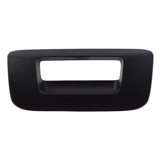 Brock Replacement Tailgate Handle Trim Bezel compatible with 07-14 Silverado Sierra Pickup Truck 22755303