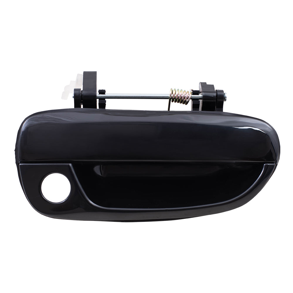 Brock Replacement Passengers Front Outside Outer Door Handle Ready to Paint with Keyhole compatible with 8266025000CA