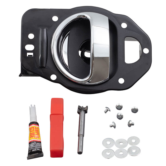 Brock Replacement Drivers Inside Inner Door Handle Repair Kit Compatible with 2006-2011 HHR 19299614