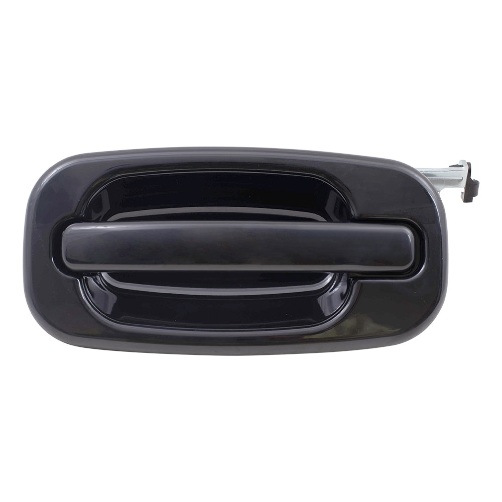 Brock Replacement Drivers Rear Outside Outer Door Handle compatible with Pickup Truck SUV 19245503