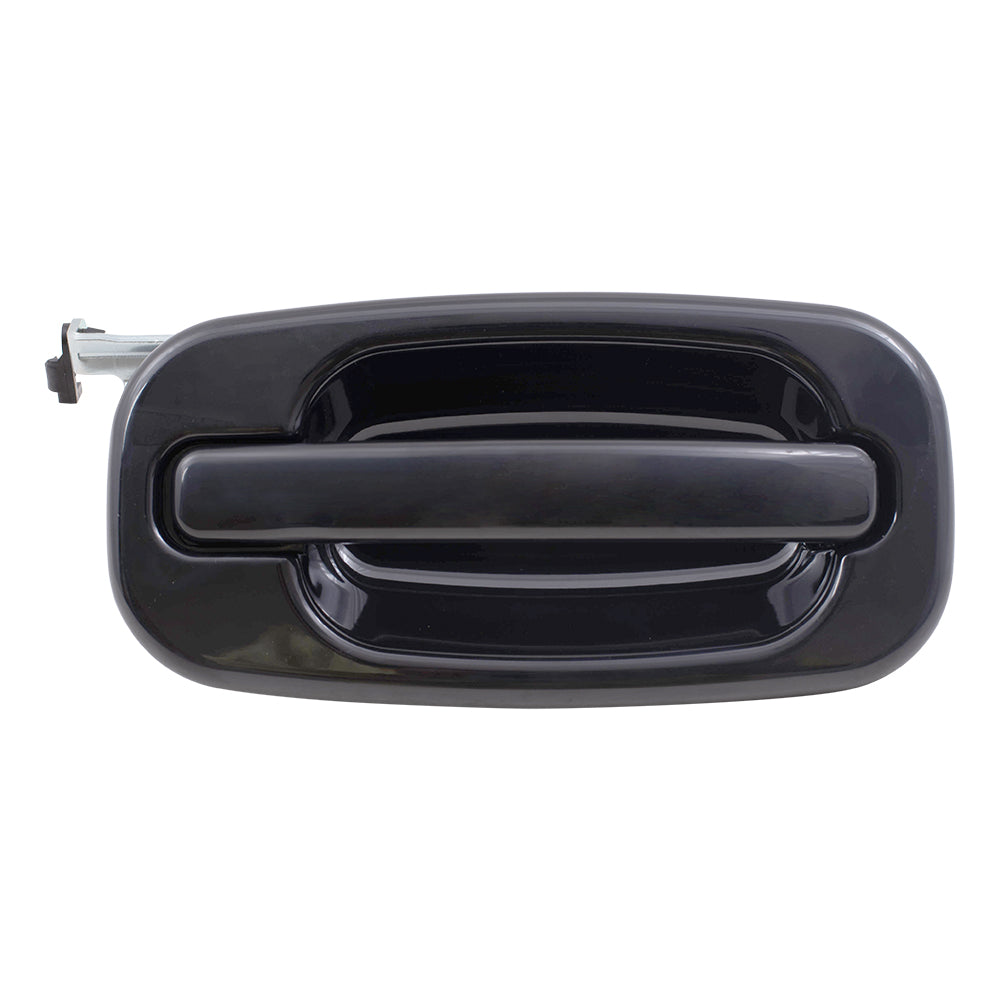 Brock Replacement Passengers Rear Outside Outer Door Handle compatible with Pickup Truck SUV 19245504