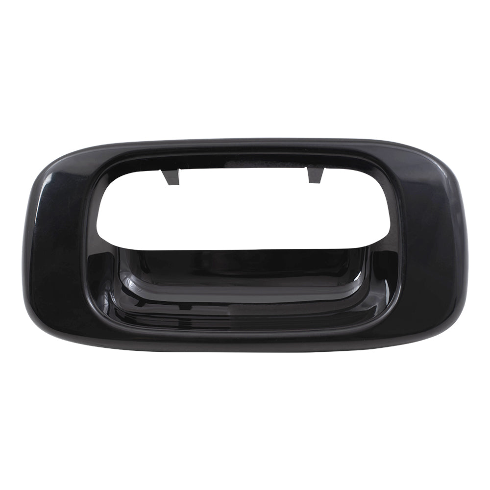 Brock Replacement Tailgate Liftgate Handle Trim Bezel compatible with Silverado Sierra Pickup Truck 15228541