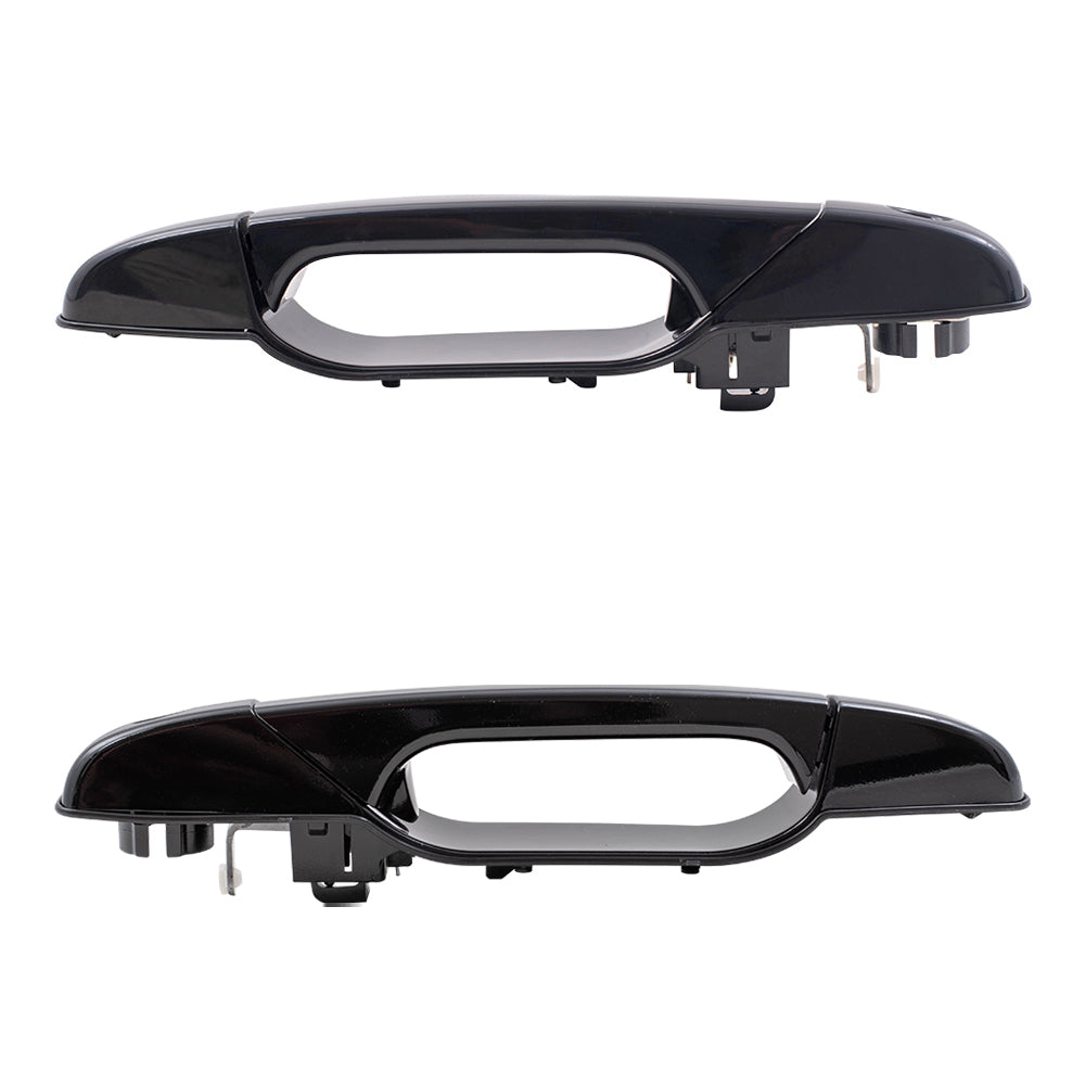 Brock Replacement Front Driver & Passenger Side Outside Door Handles Compatible with 2007-2013 Avalanche/Sierra Denali/Escalade EXT & 2007-2014 Silverado/Sierra/Escalade & ESV/Suburban/Tahoe/Yukon