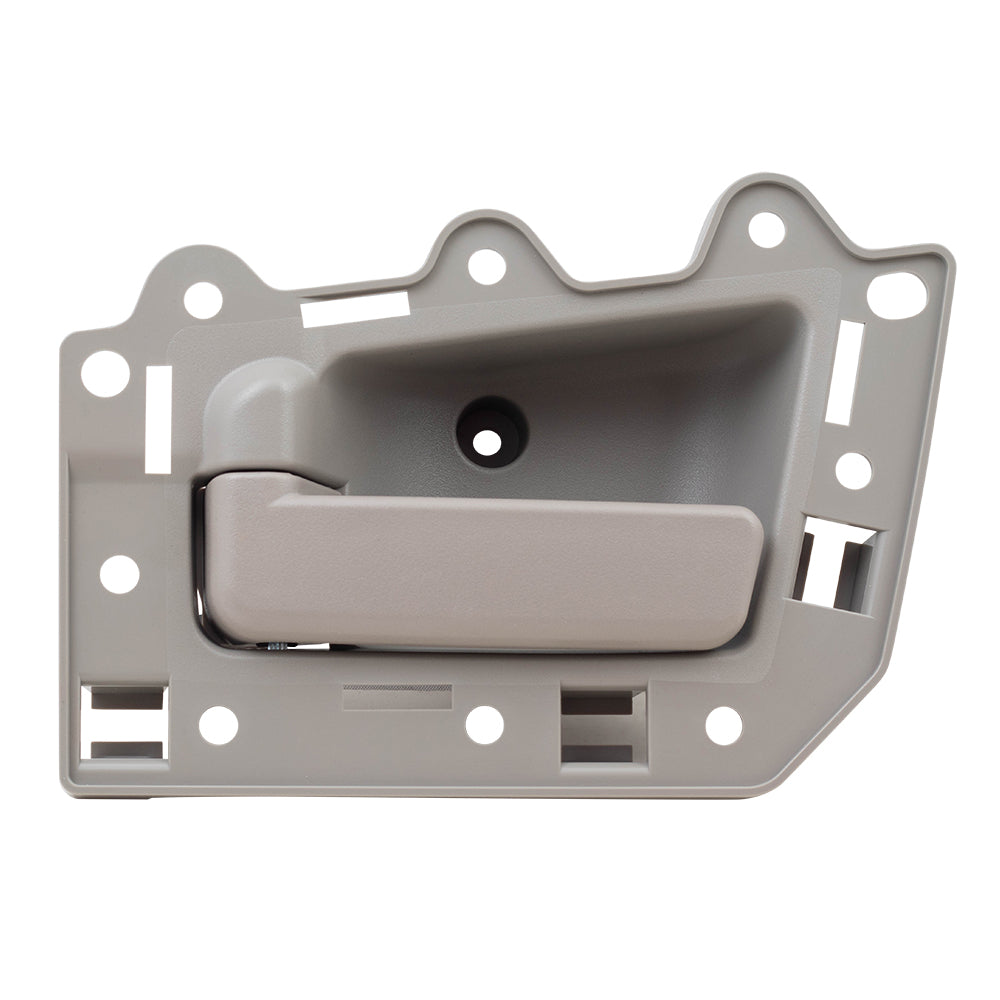 Brock Replacement Drivers Front Inside Inner Beige Door Handle Compatible with 05-10 Grand Cherokee SUV 1EG811J3AA