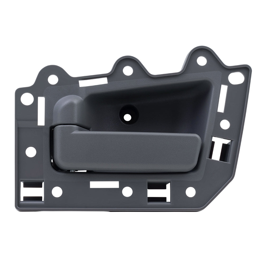 Brock Replacement Drivers Front Inside Inner Gray Door Handle Compatible with 05-10 Grand Cherokee SUV 1JV471J3AA