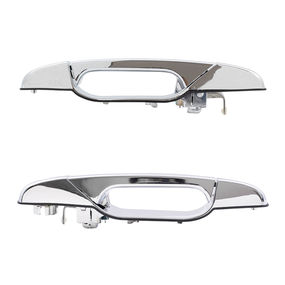 Brock Replacement Front Driver and Passenger Side Outside Door Handles Compatible with 2007-2013 Avalanche/Sierra Denali/Escalade EXT & 2007-2014 Silverado/Sierra/Escalade & ESV/Suburban/Tahoe/Yukon