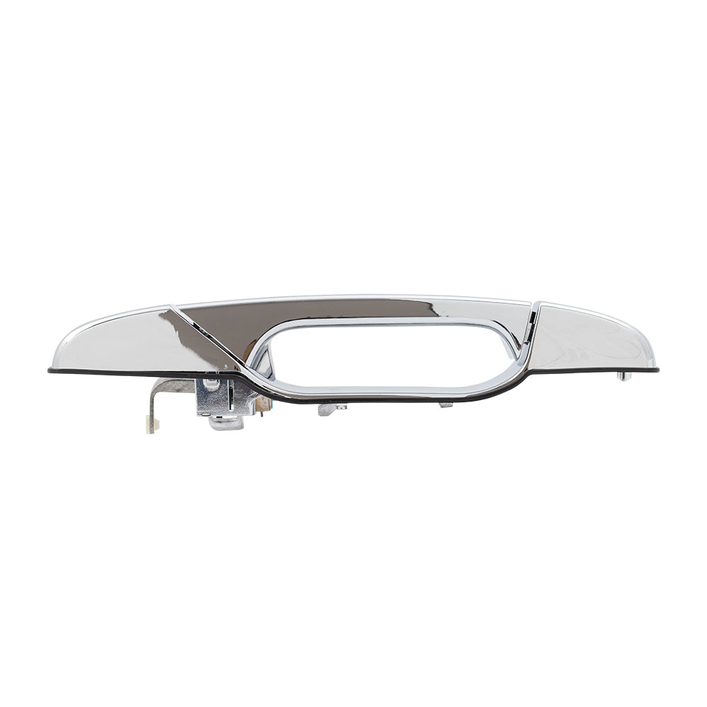 Brock Replacement Drivers Front Outside Outer Chrome Door Handle compatible with 07-13 Silverado Sierra Pickup Truck 22738721