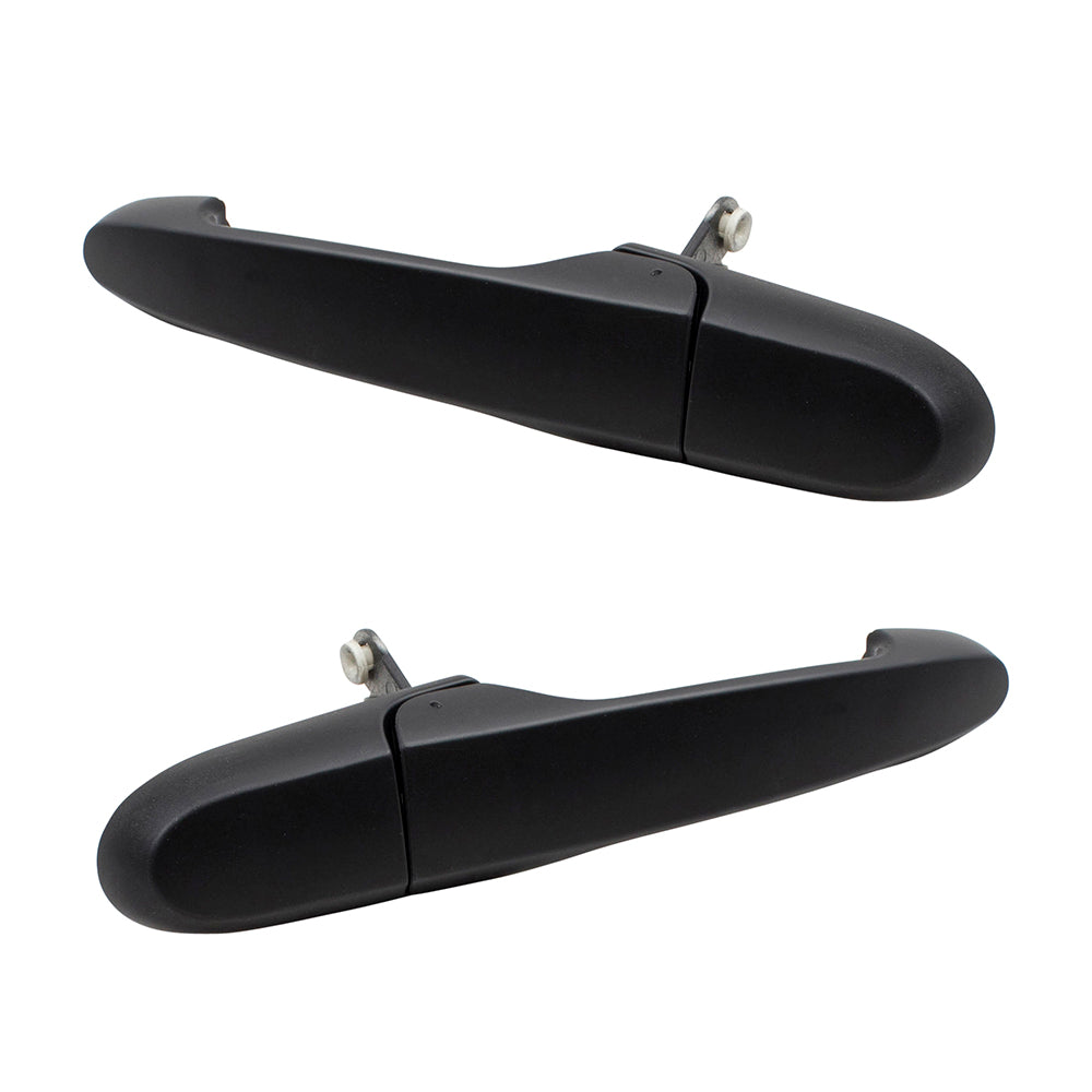 Brock Replacement Pair Set Outside Rear Door Handles compatible with LaCrosse Impala & Limited 15844802 15844774