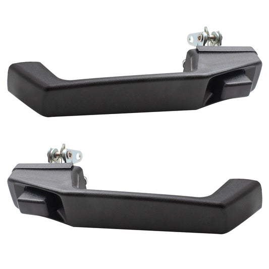 Brock Replacement Driver and Passenger Front Outside Outer Door Handles compatible with SUV 55024927 55024926