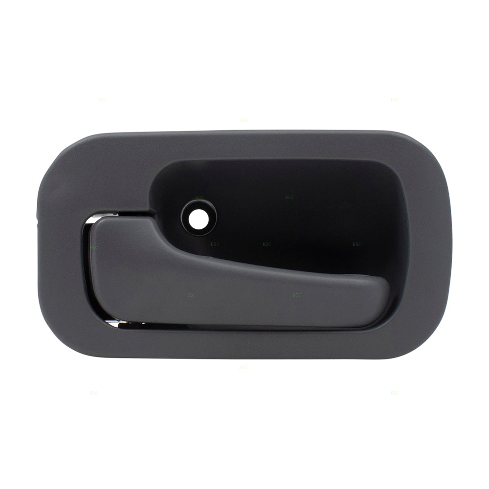 Brock Replacement Driver and Passenger Side Inside Grey Door Handles Compatible with 1992-1995 Civic Sedan