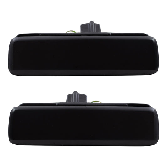 Brock Replacement Front Driver and Passengerr Side Outside Door Handles Compatible with 1993-2005 Astro 15719665 15719666