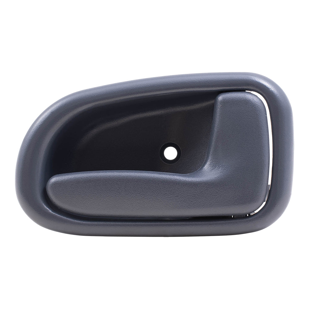 Brock Replacement Driver and Passenger Inside Inner Gray Door Handles Compatible with 93-97 Corolla Prizm 6920612130 6920512130