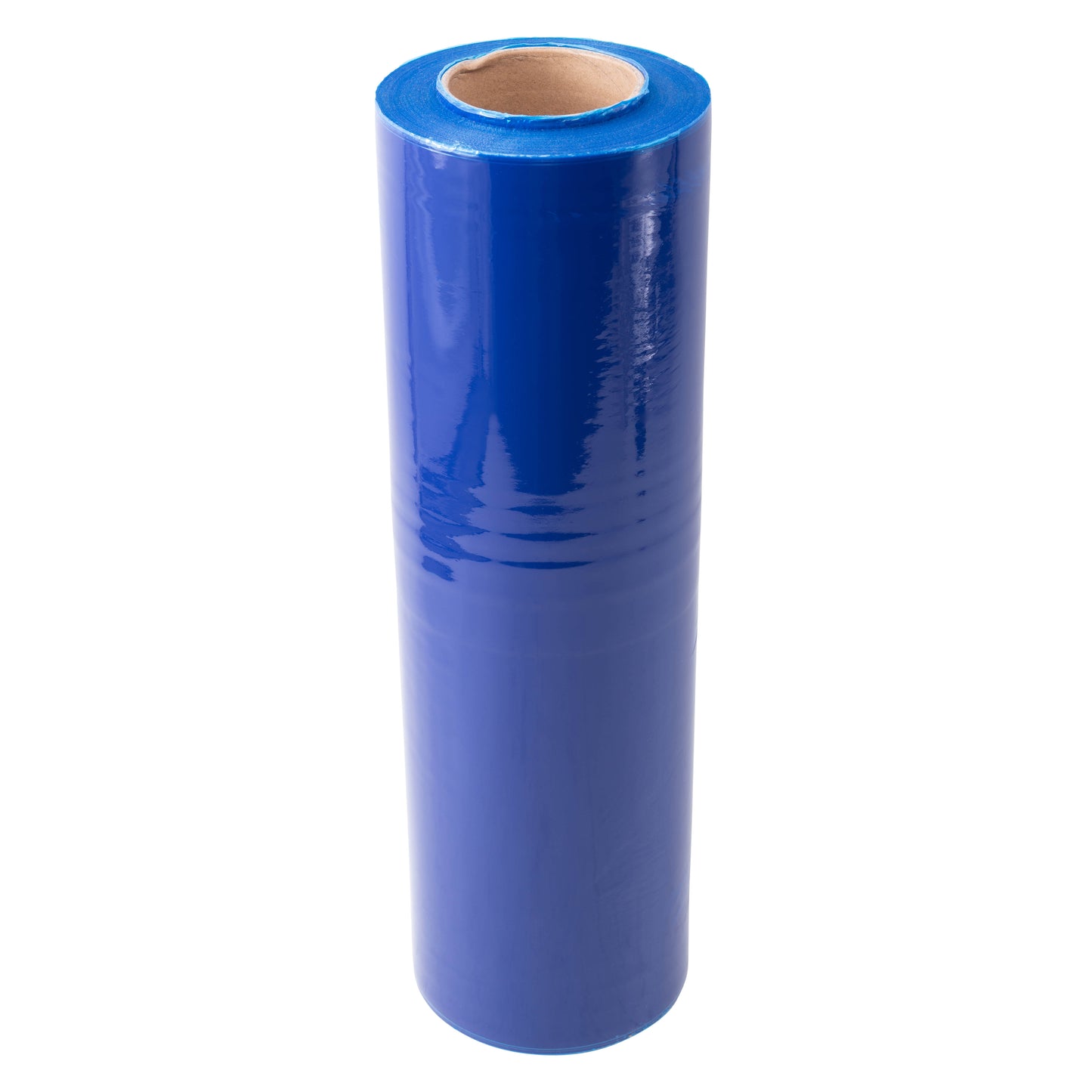 Brock ADS3562C-BU Blue Industrial Strength Stretch Wrap Film - 18 Inch X 500 Yard - 80 Gauge - 3 Inch Core - 4 Rolls/Case