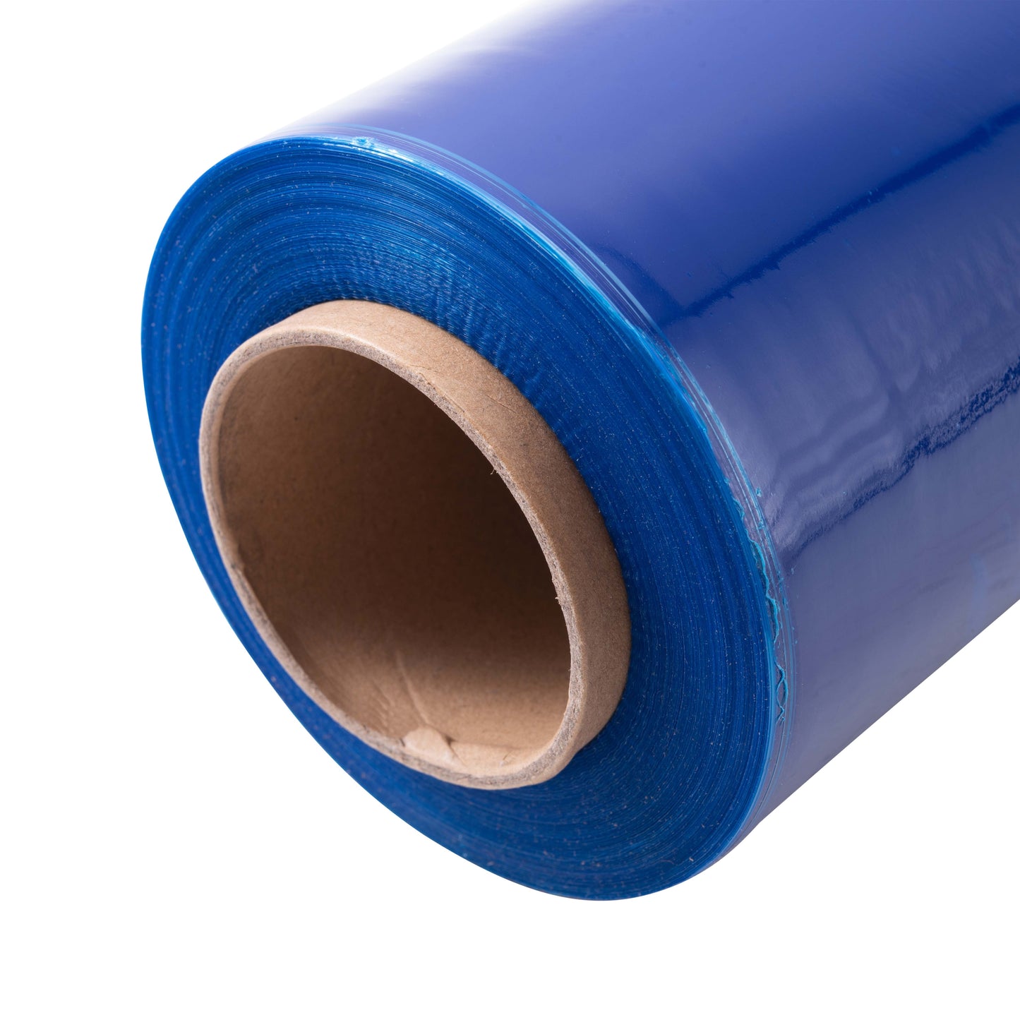 Brock ADS3562C-BU Blue Industrial Strength Stretch Wrap Film - 18 Inch X 500 Yard - 80 Gauge - 3 Inch Core - 4 Rolls/Case