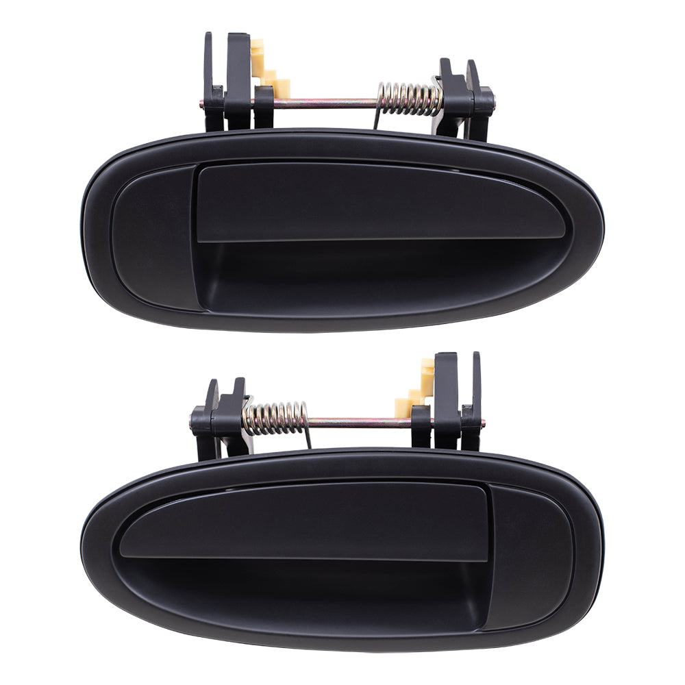 Brock Replacement Pair Set Rear Outside Outer Exterior Door Handles compatible with Avalon 69240AC010 69230AC010