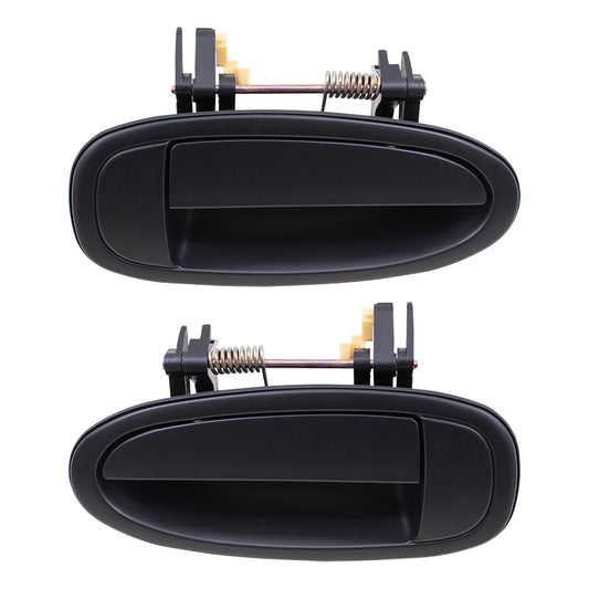 Brock Replacement Pair Set Rear Outside Outer Exterior Door Handles compatible with Avalon 69240AC010 69230AC010