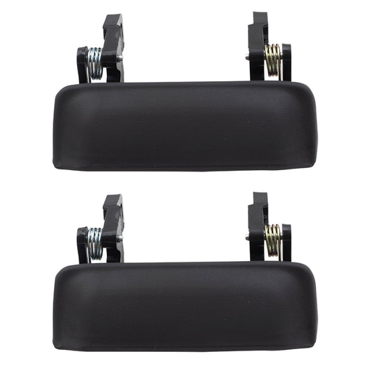 Brock Replacement Pair of Front Outside Outer Textured Plastic Door Handles compatible with Ranger Pickup Truck ZZM059420